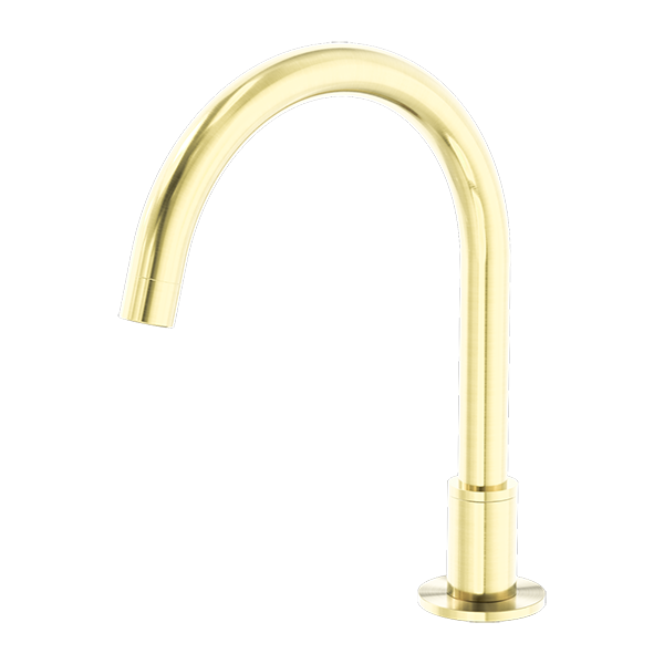 KARA HOB MOUNT BATH SPOUT ONLY G1/2 FEMALE INLET BRUSHED GOLD