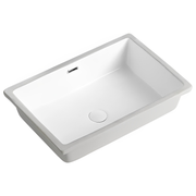 Crete
Fine Ceramic 
Under Counter Basin
With Overflow 32mm Waste
Size:545*380*180
Gloss  White