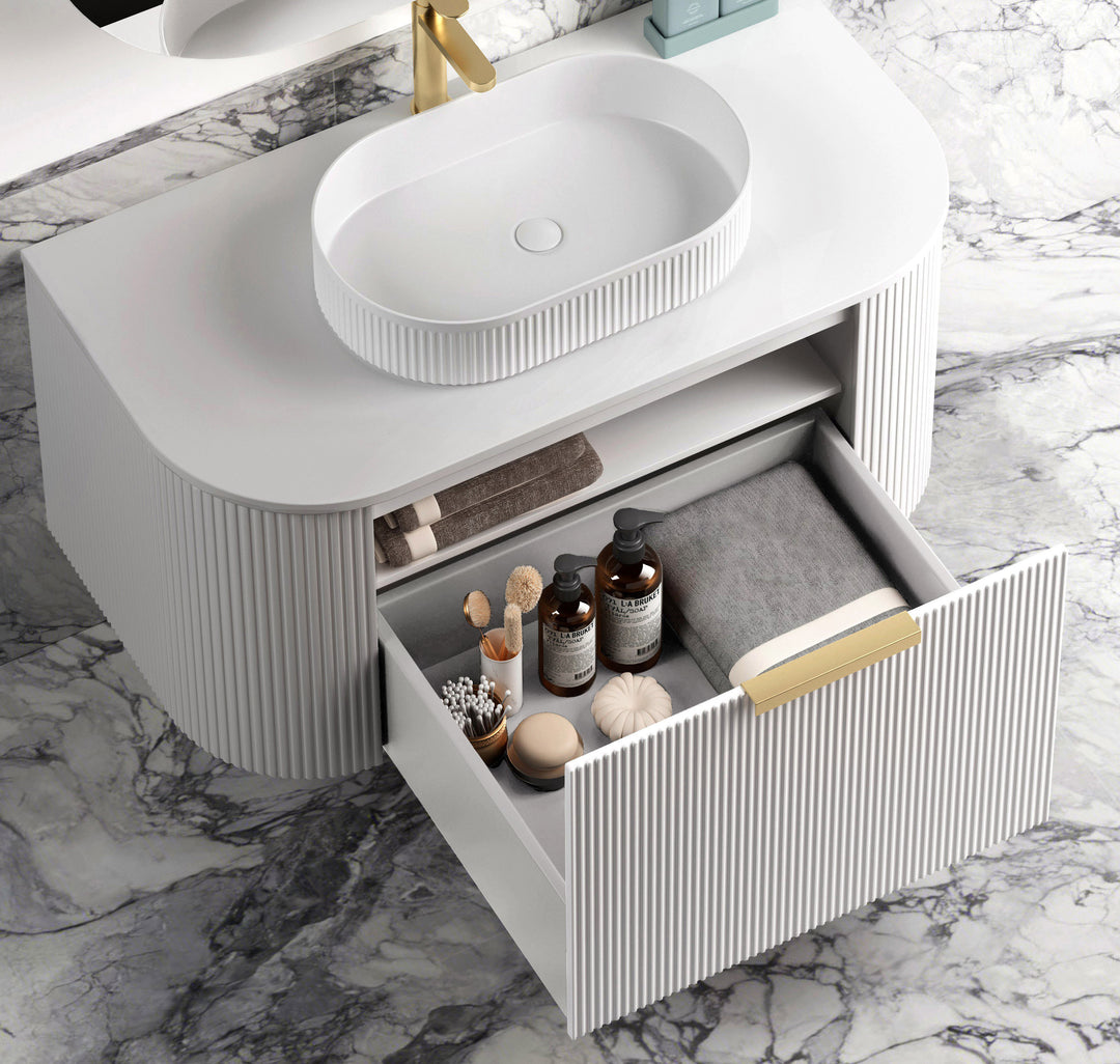 Bondi White with Stone Top