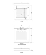 Load image into Gallery viewer, Mini Laundry 650mm Bondi White with Natural Carrara Marble Top
