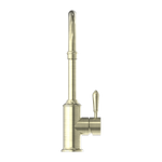 Load image into Gallery viewer, YORK KITCHEN MIXER GOOSNECK SPOUT WITH METAL LEVER AGED BRASS
