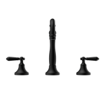Load image into Gallery viewer, YORK BASIN SET WITH METAL LEVER MATTE BLACK
