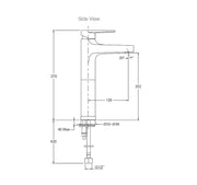 Taut Tall Basin Mixer