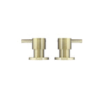 Load image into Gallery viewer, Round Quarter Turn Wall Top Assemblies - PVD Tiger Bronze
