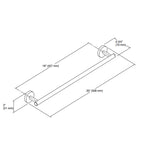 Load image into Gallery viewer, Elate 18&quot; Towel Bar
