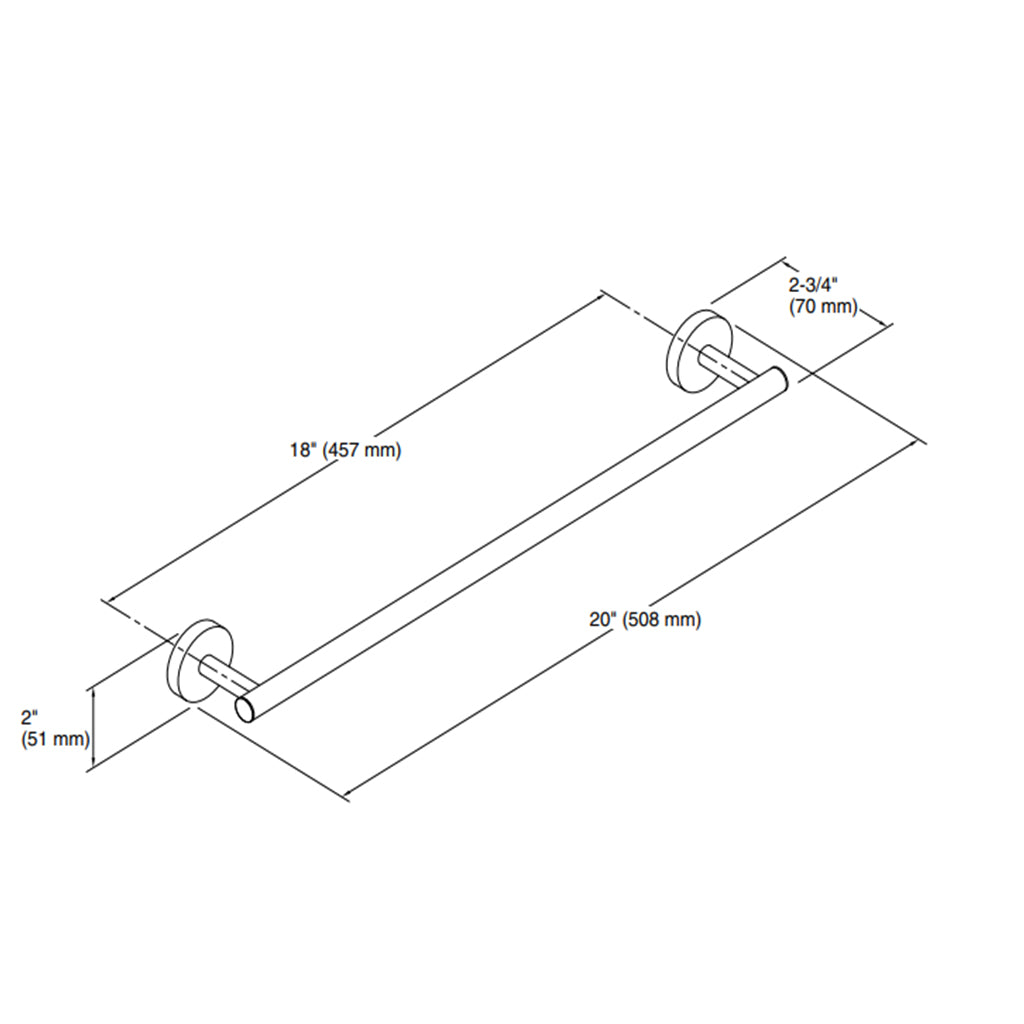 Elate 18" Towel Bar