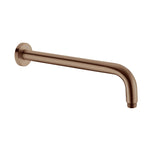 Load image into Gallery viewer, ROUND SHOWER ARM 330MM LENGTH BRUSHED BRONZE
