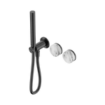 Load image into Gallery viewer, Serenity Progressive Shower System With Arabescato Corchia Handle And Slim Shower Gun Metal
