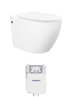 Load image into Gallery viewer, Voghera Wall face Pan Slim seat and Geberit Cistern only (Button Order Separately)
