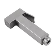 Square Chrome Brass Toilet Bidet Spray Kit with Stainless Steel Hose