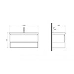 Load image into Gallery viewer, Zero Vanity Mirror &amp; Storage Cabinet
