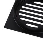Load image into Gallery viewer, 110*110mm Black Brass Floor Drain(100mm Outlet)
