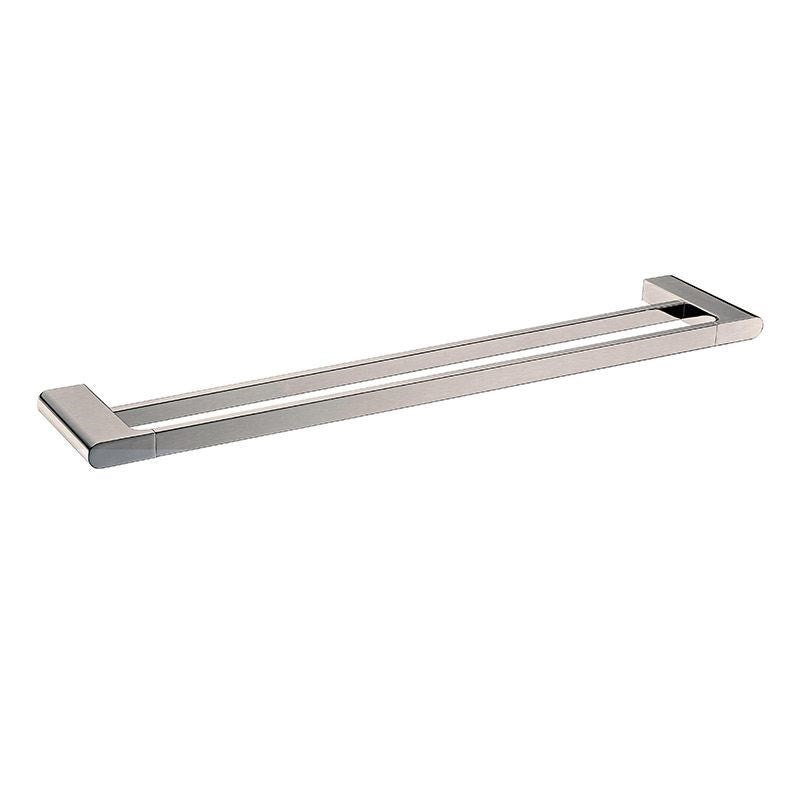 VOG Series Brushed Nickel Double Towel Rail 800mm