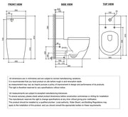 Deluso Rimless Toilet Suite