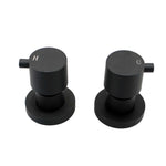 Load image into Gallery viewer, Round Black Shower Wall Taps
