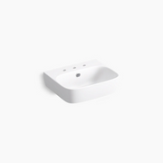 ModernLife Wall Hung Basin 550mm, 3 tap holes