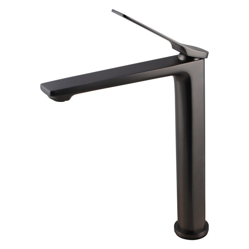 RUSHY Series Brushed Gun Metal Grey Tall Basin Mixer