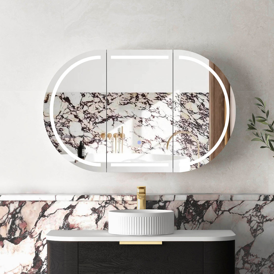 LED Bondi 1200x750 Shaving cabinet
