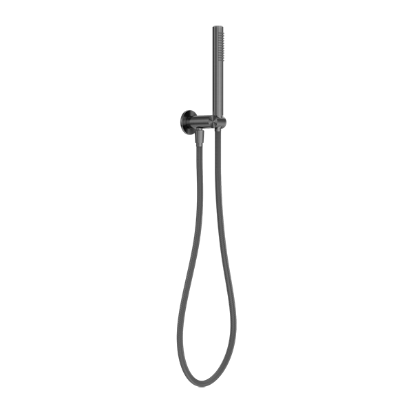 Zen SS316L Shower On Bracket With Outdoor Shower Hose Graphite