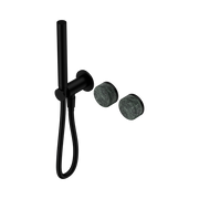Serenity Progressive Shower System With Verde Alpi Handle And Slim Shower Matte Black