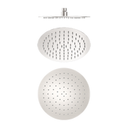250MM ROUND STAINLESS STEEL SHOWER HEAD 250MM 4 STAR RATING BRUSHED NICKEL