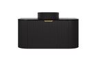 Load image into Gallery viewer, Agena Modern Fluted Wall Hung Vanity Matte Black
