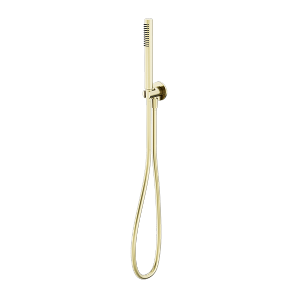 SLIM SHOWER ON BRACKET BRUSHED GOLD