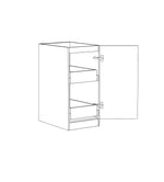 Load image into Gallery viewer, Noosa Laundry 415 White Base Cabinet with internal Drawer
