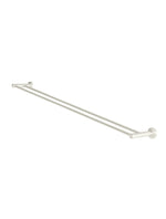 Load image into Gallery viewer, Round Double Towel Rail 900mm - PVD Brushed Nickel
