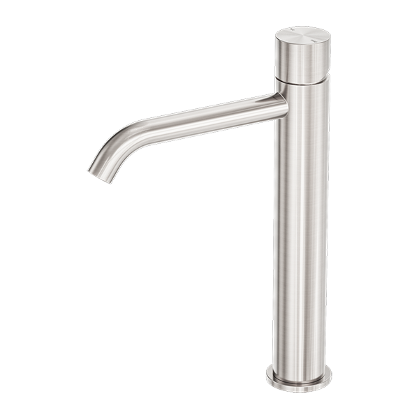Zen SS316L Tall Basin Mixer Handless Brushed Nickel