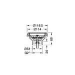 Load image into Gallery viewer, KITCHEN SINK BASKET WASTE GUN METAL
