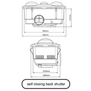BathLux2 White  2 HEAT 3 IN 1 BATHROOM HEATER
