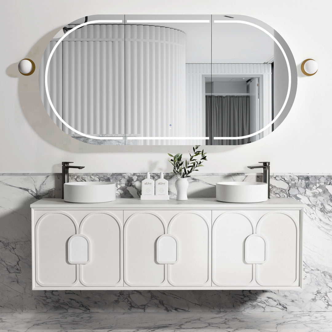 Laguna White Wall Hung Vanity