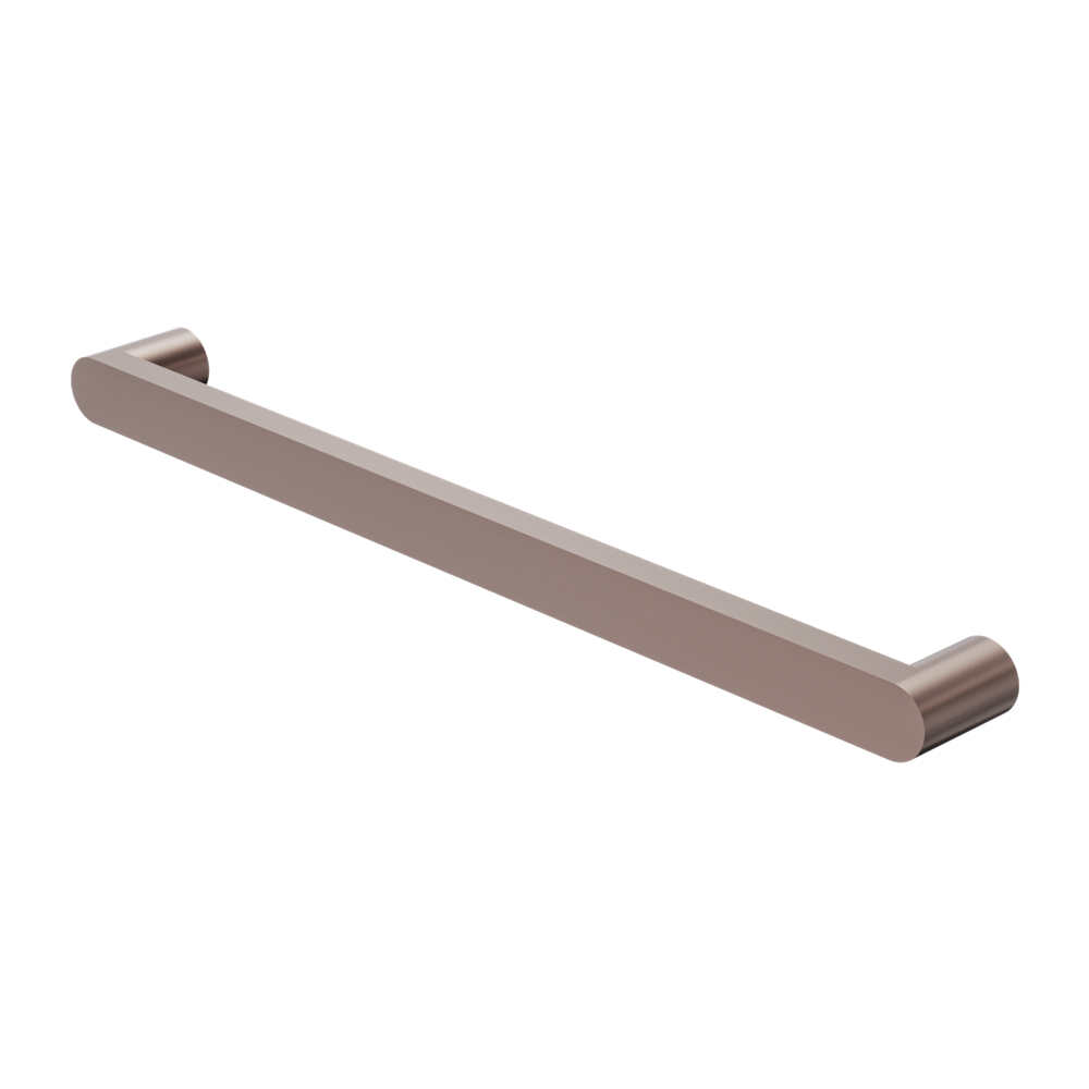 BIANCA 240V SINGLE HEATED TOWEL RAIL BRUSHED BRONZE