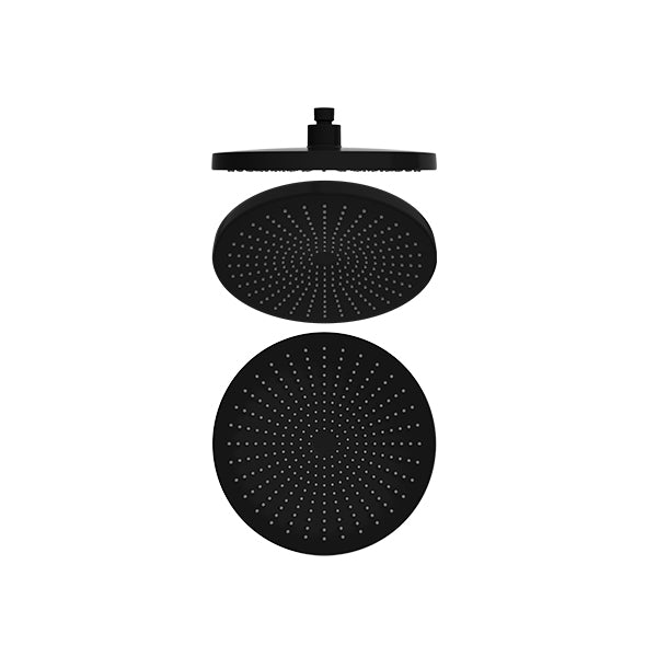 OPAL 250MM SHOWER HEAD MATTE BLACK