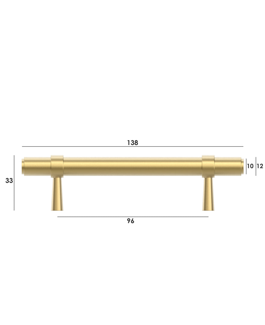 Astor Brushed Brass Handle