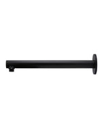 Load image into Gallery viewer, Round Wall Shower Arm 400mm - Matte Black

