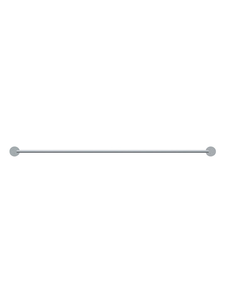 Round Single Towel Rail 900mm - Polished Chrome