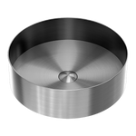 Load image into Gallery viewer, OPAL ROUND 400MM STAINLESS STEEL BASIN GRAPHITE

