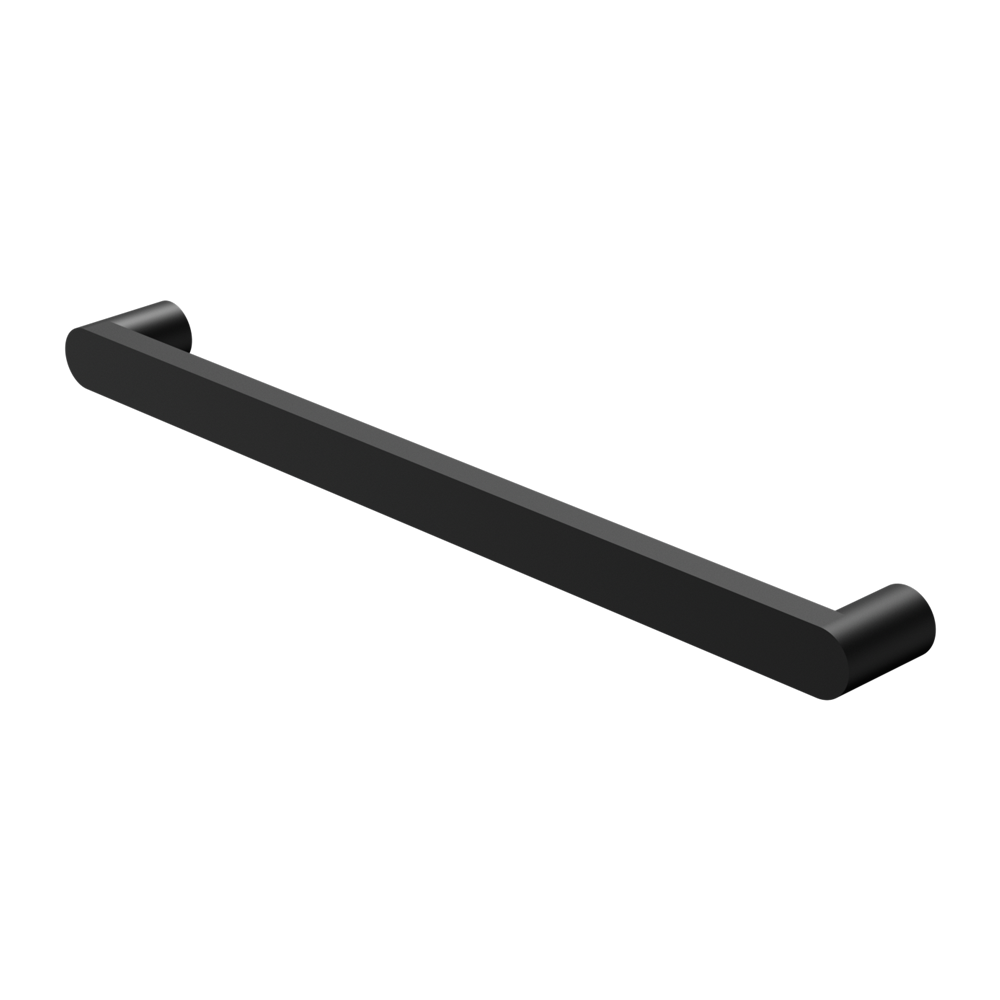BIANCA 240V SINGLE HEATED TOWEL RAIL MATTE BLACK