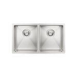 Load image into Gallery viewer, Kitchen Sink - Double Bowl 760 x 440 - PVD Brushed nickel
