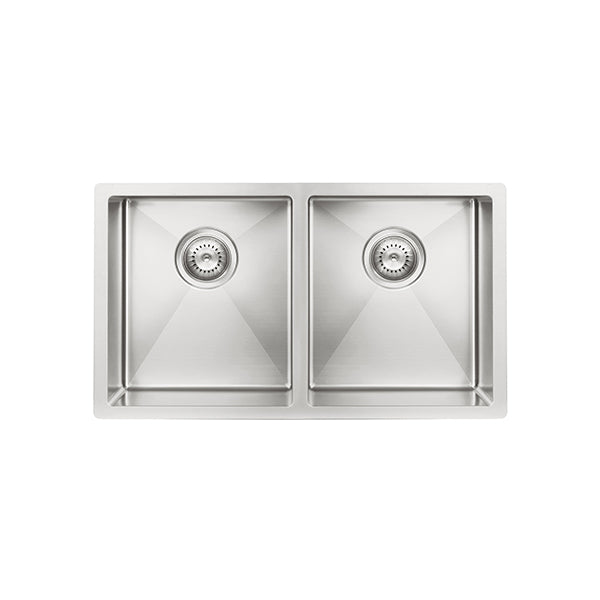 Kitchen Sink - Double Bowl 760 x 440 - PVD Brushed nickel