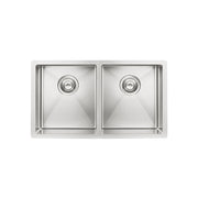 Kitchen Sink - Double Bowl 760 x 440 - PVD Brushed nickel
