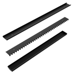 Load image into Gallery viewer, TILE INSERT V CHANNEL FLOOR GRATE 50MM OUTLET WITHOUT OUTLET AND HOLE SAW MATTE BLACK
