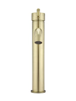Load image into Gallery viewer, Round Tall Curved Basin Mixer - PVD Tiger Bronze
