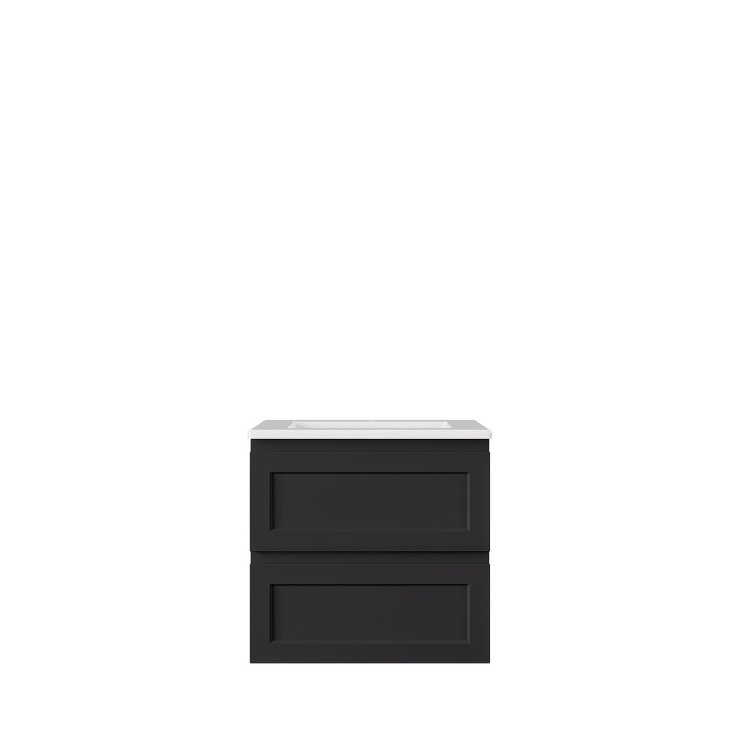 Hamilton Federation Wall Hung Cabinet Matte Black