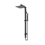 Load image into Gallery viewer, ASTRA RAIN SQUARE TWIN SHOWER SINGLE HOSE MATTE BLACK

