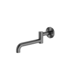 Load image into Gallery viewer, MECCA WALL MOUNTED SWIVEL BASIN/BATH SPOUT ONLY 225MM GUN METAL
