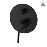 DOLCE SHOWER MIXER WITH DIVERTOR MATTE BLACK