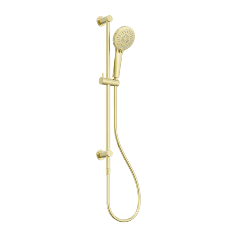 3 FUNCTION SHOWER RAIL BRUSHED GOLD